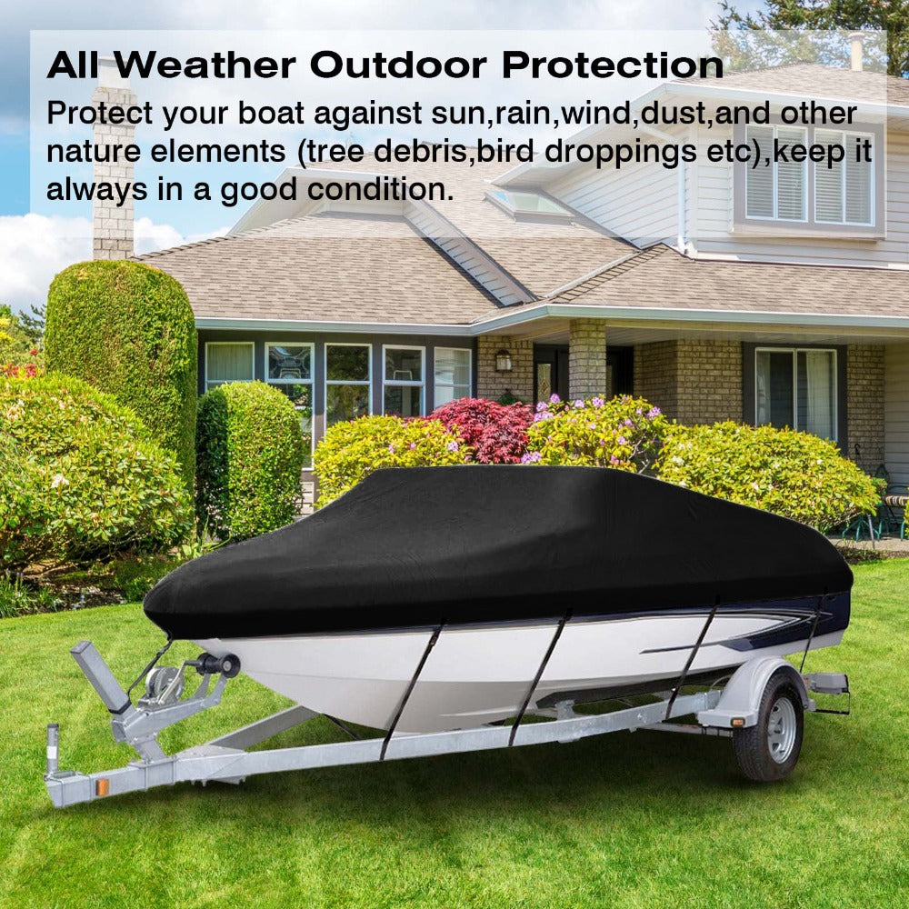 Universal Waterproof & UV-Resistant Boat Cover