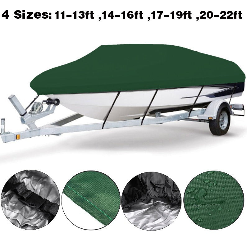 Universal Waterproof & UV-Resistant Boat Cover