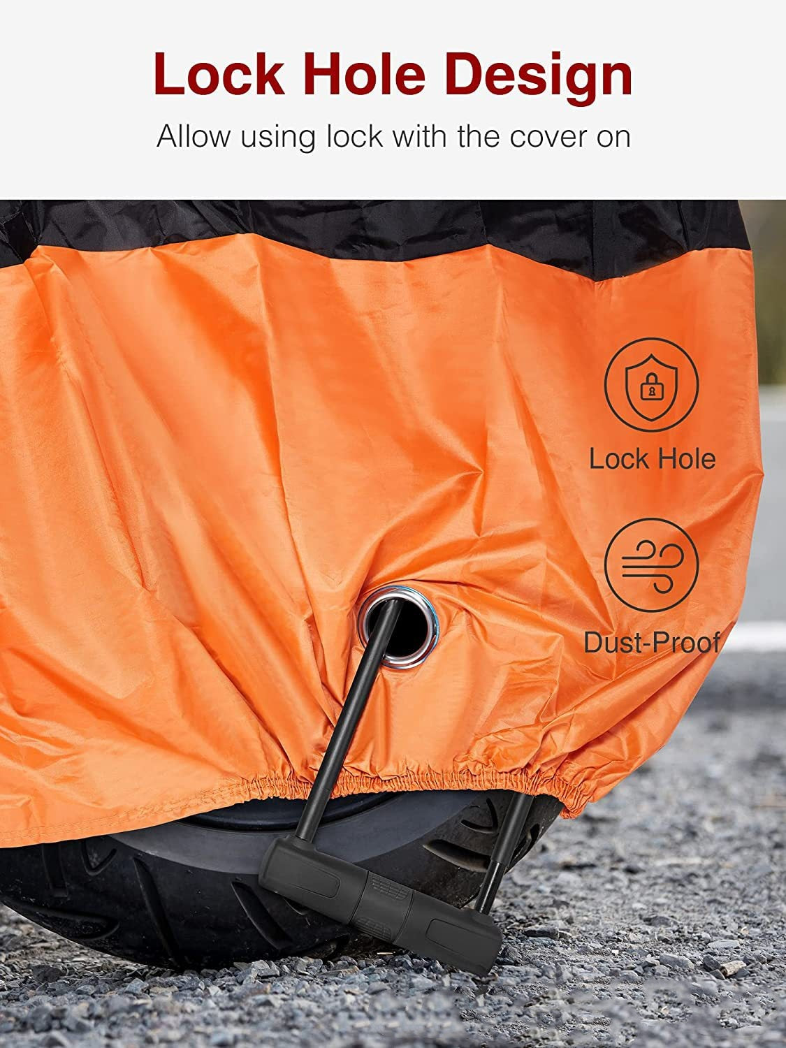 Motorcycle Two-color Protective Cover
