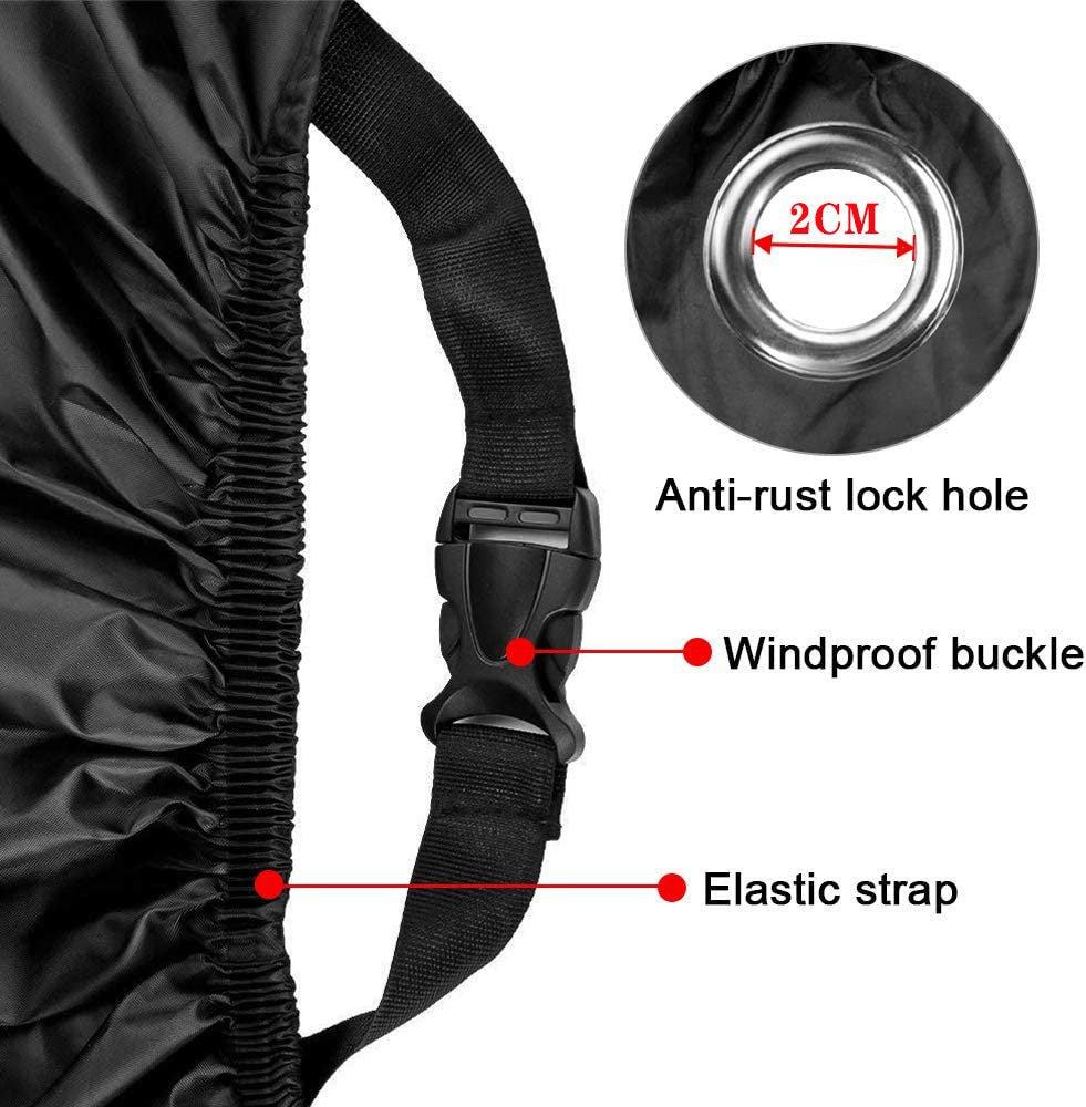 Motorcycle Night Reflective Cover With Lock-Holes