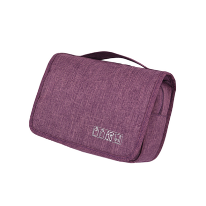 Hanging toiletry bag