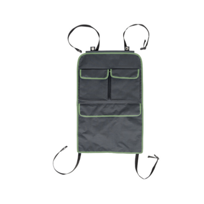 Vehicle seat organizer - 3 storage compartments