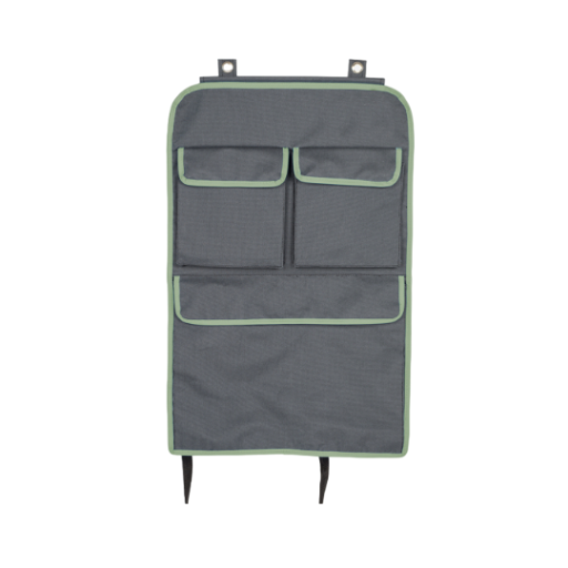 Vehicle seat organizer - 3 storage compartments