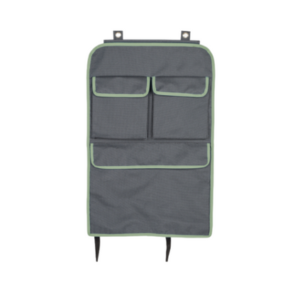 Vehicle seat organizer - 3 storage compartments