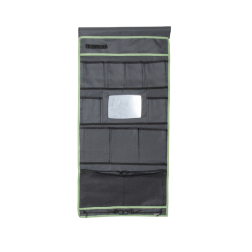 Caravan rail organizer -  With mirror - 12 Compartments