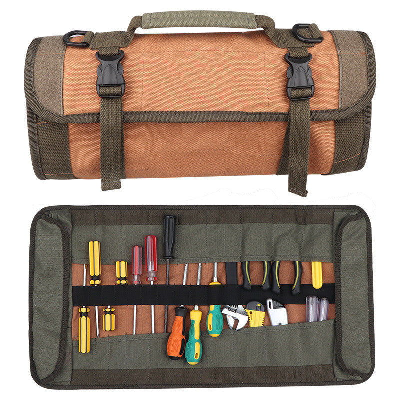 Portable canvas tool bag