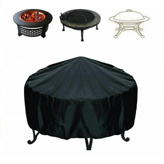 Universal Outdoor Round Fire Pit Covers For BBQ Grill