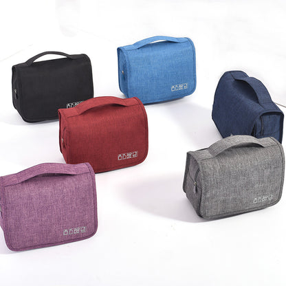 Hanging toiletry bag