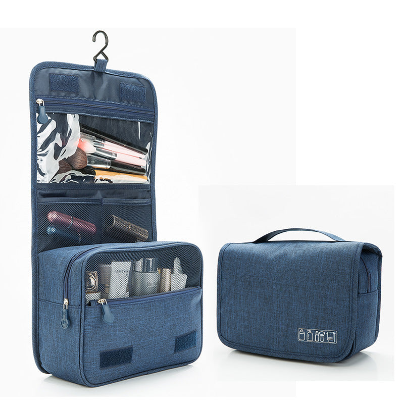 Hanging toiletry bag