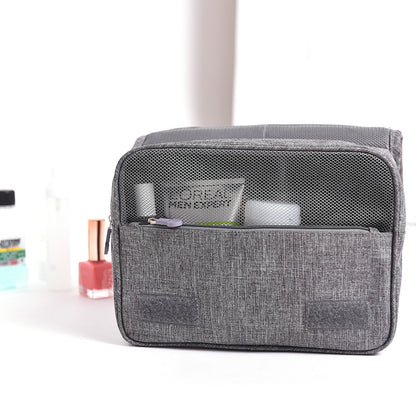 Hanging toiletry bag