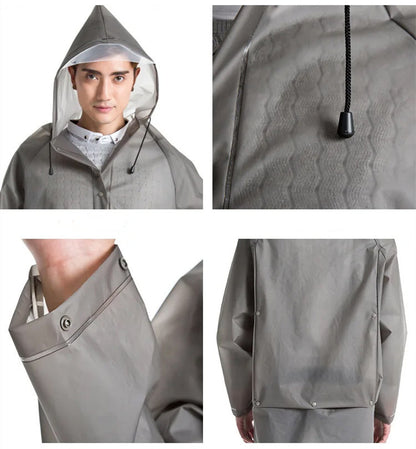 EVA long windbreaker rain suit