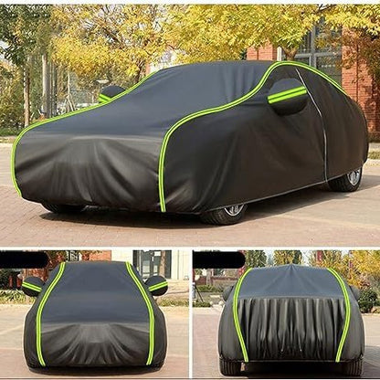 Car Waterproof&UV Protection Cover with Zipper Cotton