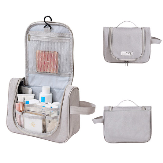 Hanging toiletry bag