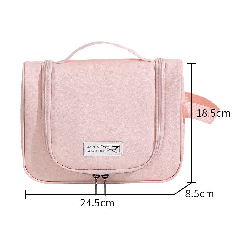 Hanging toiletry bag