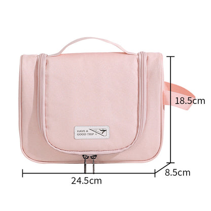 Hanging toiletry bag