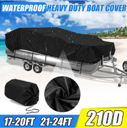 Universal Waterproof & UV-Resistant Boat Cover