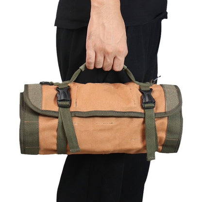 Portable canvas tool bag