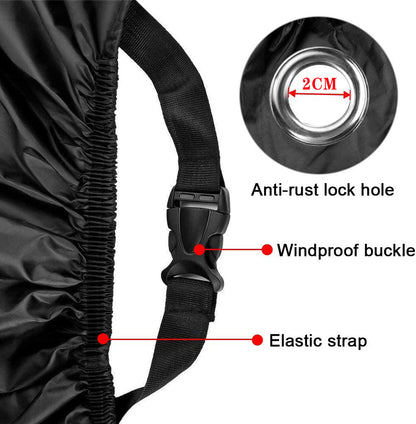 Motorcycle Night Reflective Cover With Lock-Holes